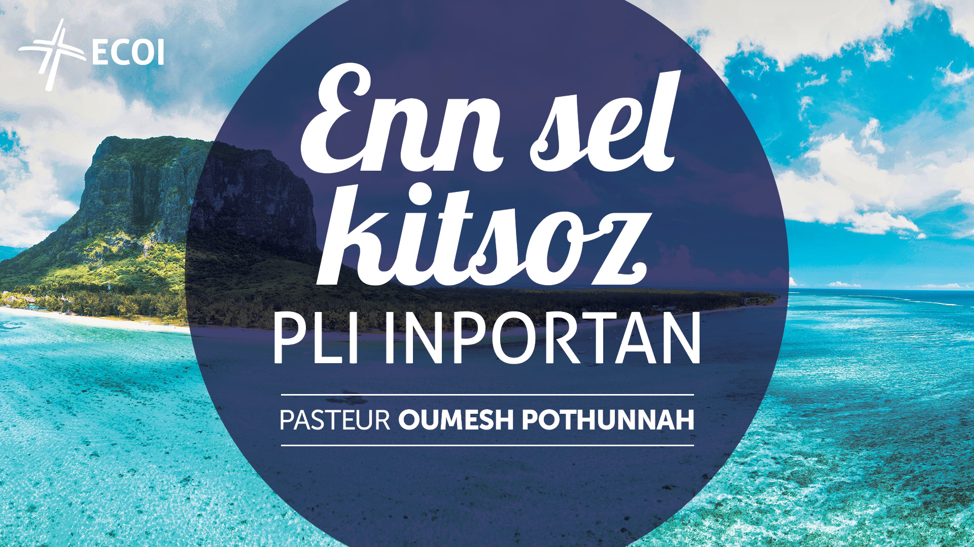 Featured image for “Enn sel kitsoz pli inportan”