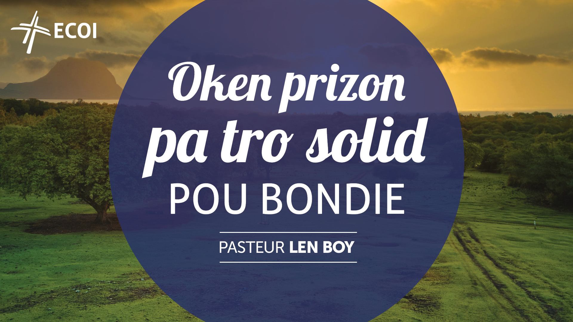 Featured image for “Oken prizon pa tro solid pou Bondie”